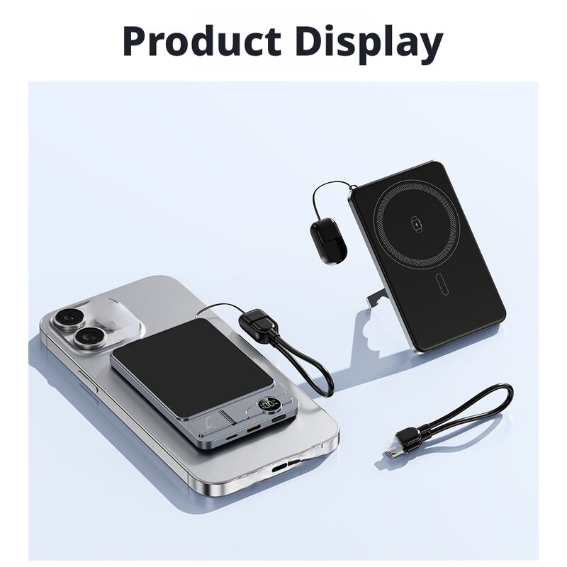 Portable Power Bank Manufacturer - Best Selling 15W Fast Charging 2.5W Watch Magnetic Wireless Charger