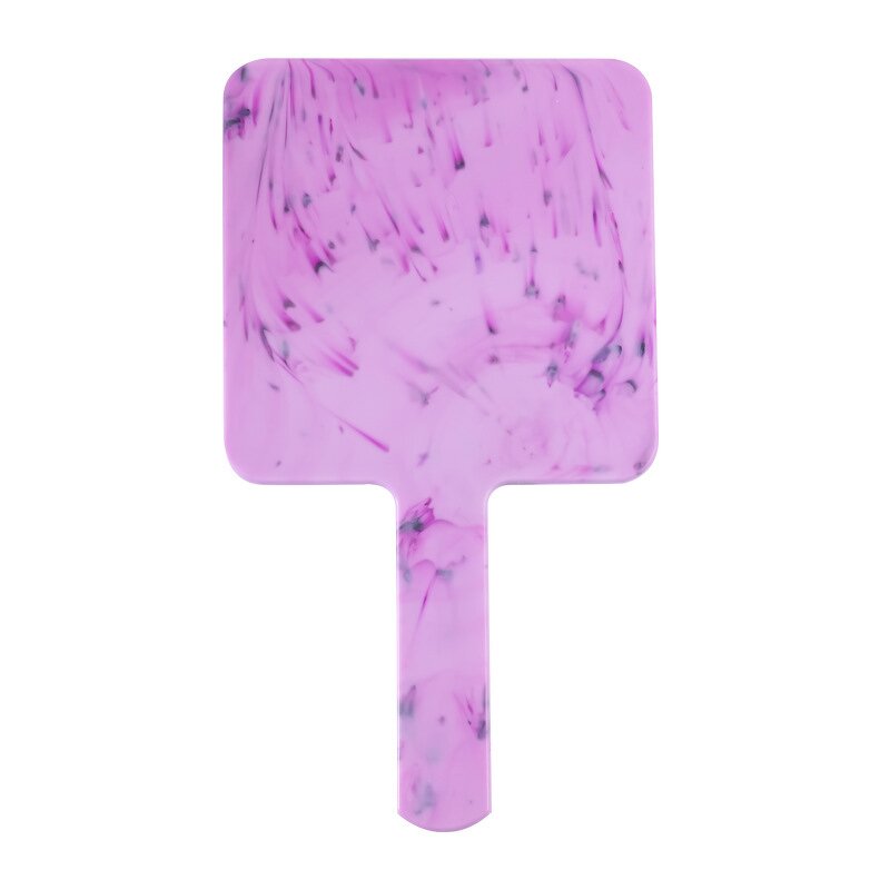 Handheld Makeup Mirror Manufacturer - Portable Pattern Small Size Student On-The-Go Cosmetic Mirror