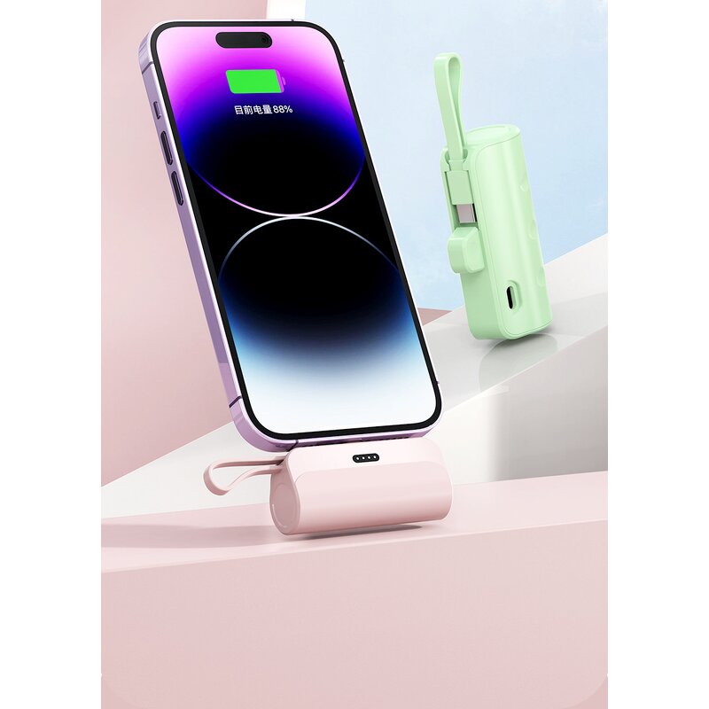 Mini Power Bank Manufacturer - 3000mAh ABS Li-Polymer 10W Custom Logo USB Type-C Power Bank