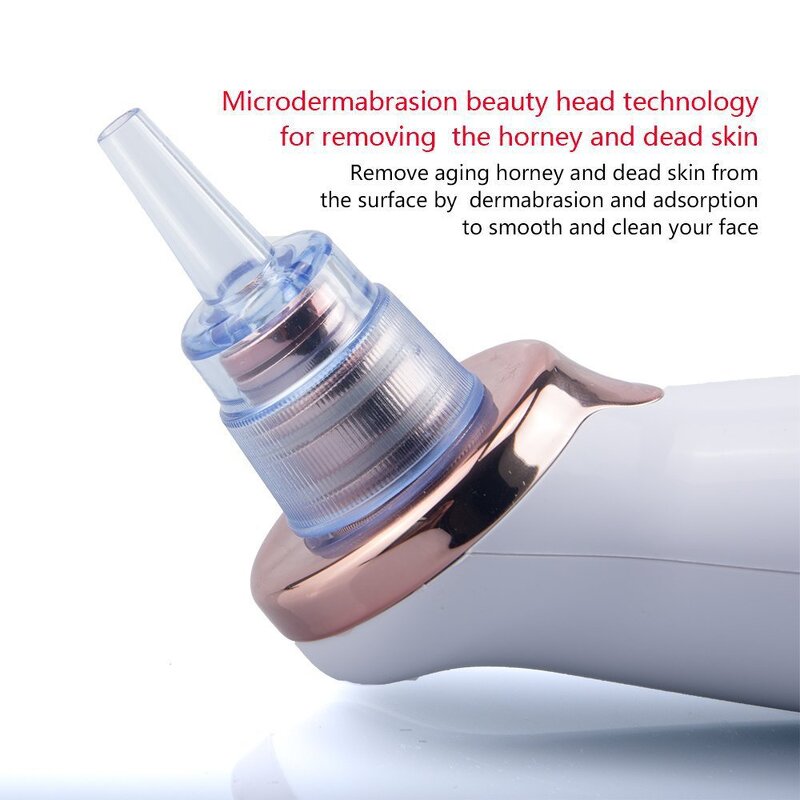 Blackhead Remover Vacuum Manufacturer - 5 Probes USB Rechargeable Acne Comedone Whitehead Extractor Tool