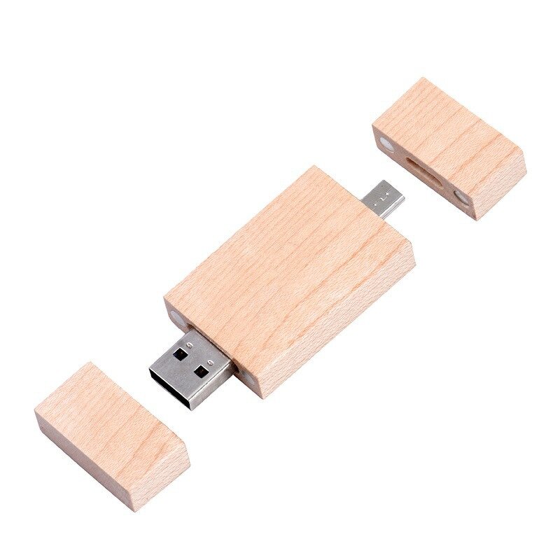 USB Flash Drive Manufacturer - Wholesale 128GB 2.0 Wooden Memoria USB U Disk with Gift Box