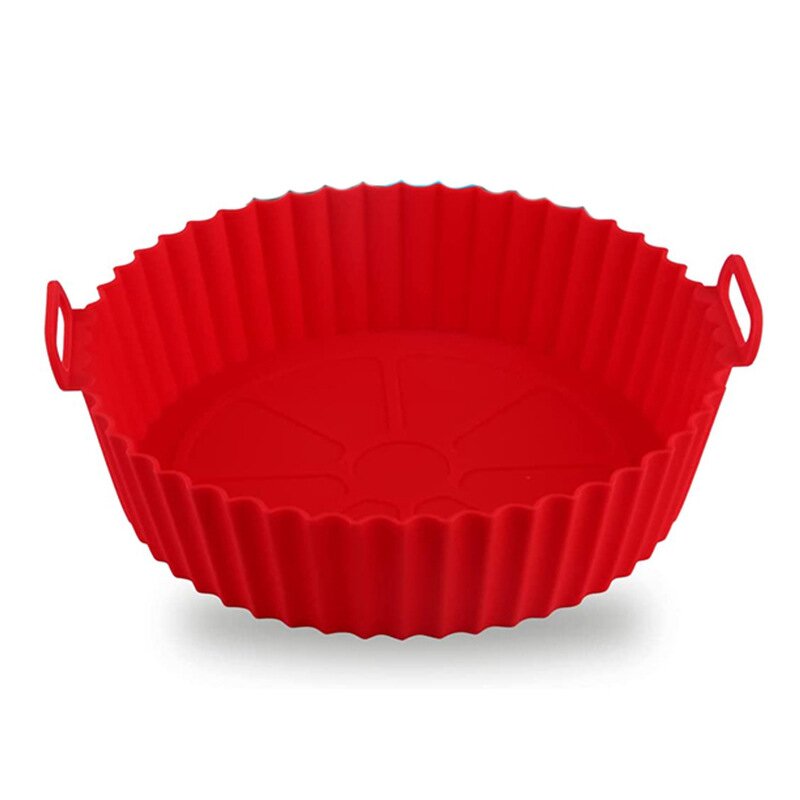 Air Fryer Liners Manufacturer - Wholesale 8 Inch Eco-Friendly Heat Resistant Silicone Oil-Free Baking Liners