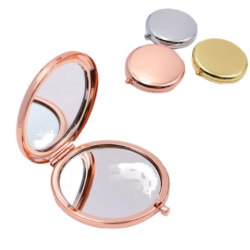 Foldable Makeup Mirror Manufacturer - OEM 2X Magnet Portable Custom Private Label Pocket Cosmetic Mirror