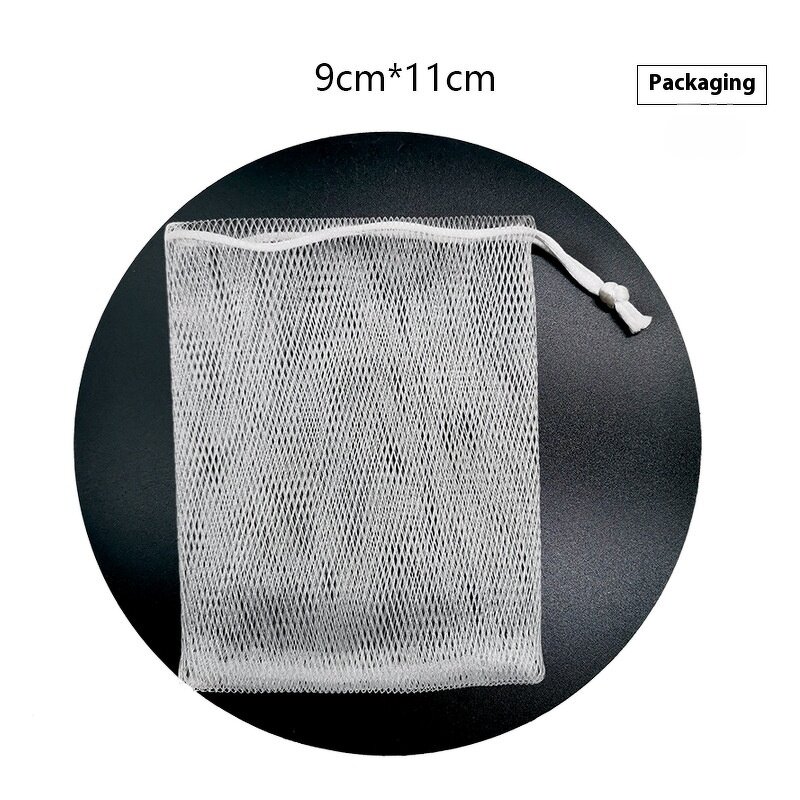 Soap Foaming Net Manufacturer - Double Layer PE Bubble Bag Body Face Wash Bath Cleansing Net