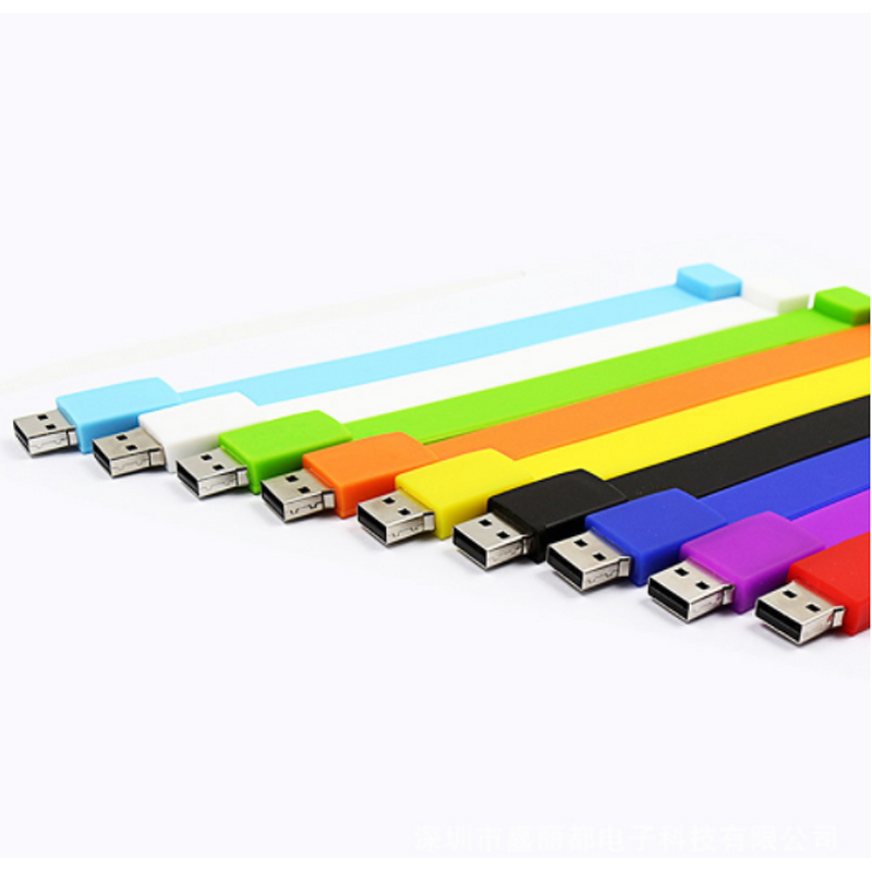 Wristband USB Flash Drive Manufacturer - Colorful 128GB Bracelet Pen Drive Memory Stick U Disk