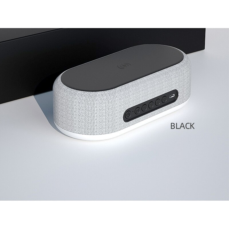 Wireless Charger Speaker Manufacturer - 4-In-1 Table Desk RGB Alarm Clock Night Light WiFi Charger