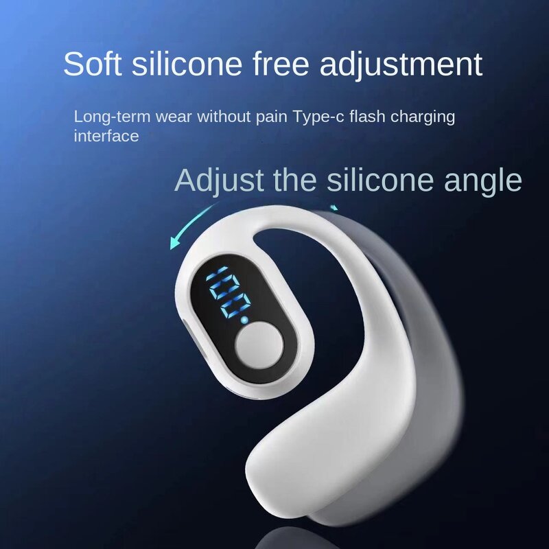 Open Ear Wireless Earphones Manufacturer - Hanging Non-In-Ear Digital Display Painless JL Chipset Earbuds