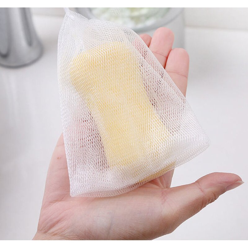 Soap Net Bag Manufacturer - High Quality Mesh Exfoliating Soap Pouch Bubble Foam Saver for Body Face