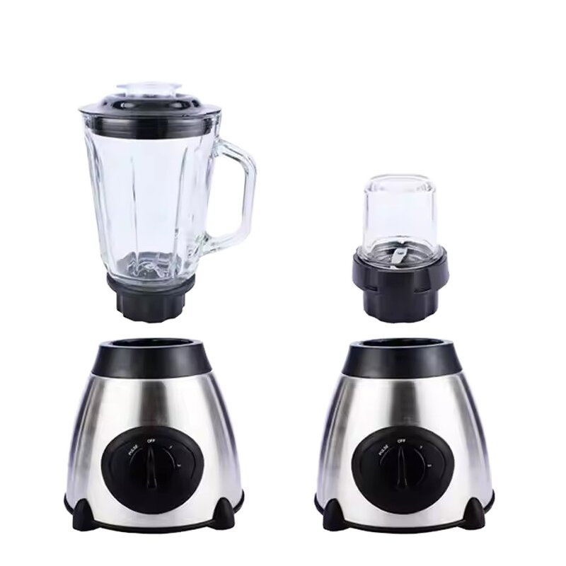 Electric Smoothie Blender Manufacturer - Hot Sale 1.5L Commercial 2-In-1 6-Blade Push Button Household Blender