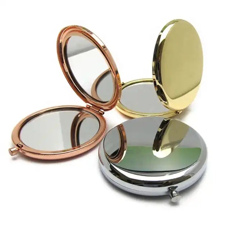 Foldable Makeup Mirror Manufacturer - OEM 2X Magnet Portable Custom Private Label Pocket Cosmetic Mirror