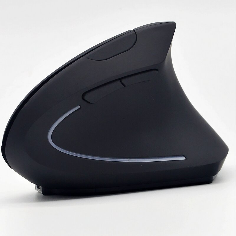 Vertical Wireless Mouse Manufacturer - 3D Mini Optical 2.4G Right-Hand Comfortable Laptop Office Mouse