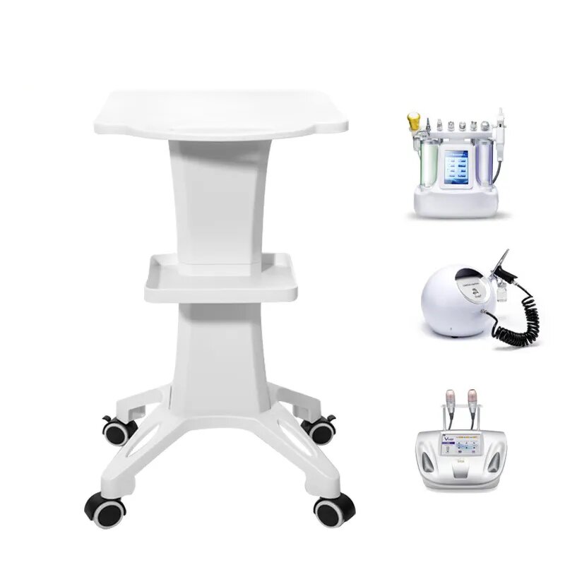 Near NB-09 Salon Trolley Manufacturer - High Quality White 4-Wheel Multi-Function Beauty Machine Cart
