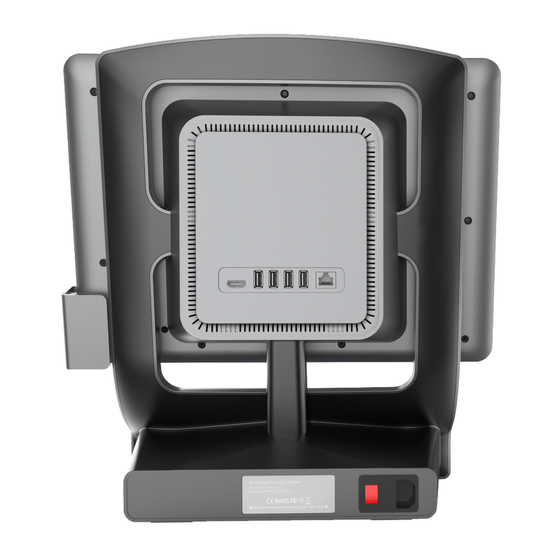 Scalp Analyzer Machine Manufacturer - New AI 2in1 Follicles Scalp Management Skin Test Plastic NB-16 White