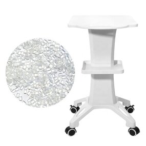 Salon Trolley Stand Manufacturer - Plastic 4-Wheel Rolling Cart for Hair & Tattoo Instruments