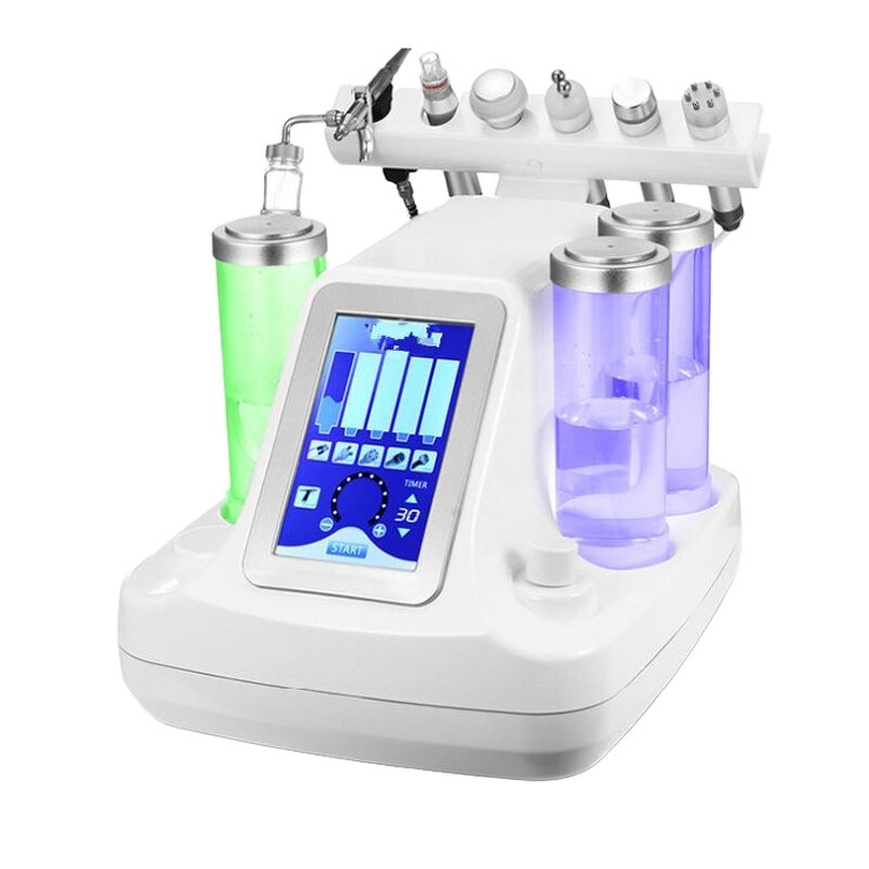 Hydra Dermabrasion Machine Manufacturer - Small Bubble Vertical Oxygen Facial Rejuvenation 11 Heads Commercial Sink Peel