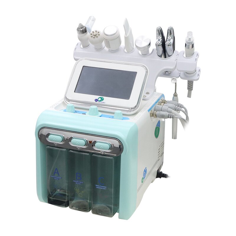 Small Bubble Facial Instrument Manufacturer - Portable 8 in 1 Oxygen Jet Facial Beauty Device