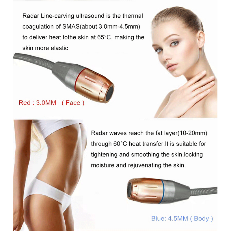 RF Beauty Machine Manufacturer - 2 in 1 Radar Line Carving Eye Wrinkle Removal Face Lifting 2 Year Warranty