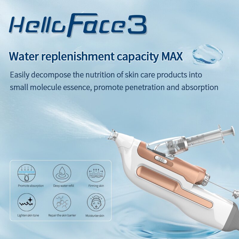 Facial Care Machine Manufacturer - Portable Non-Invasive Face Skin Nutrient Oxygen Deep Moisturize Beauty Device