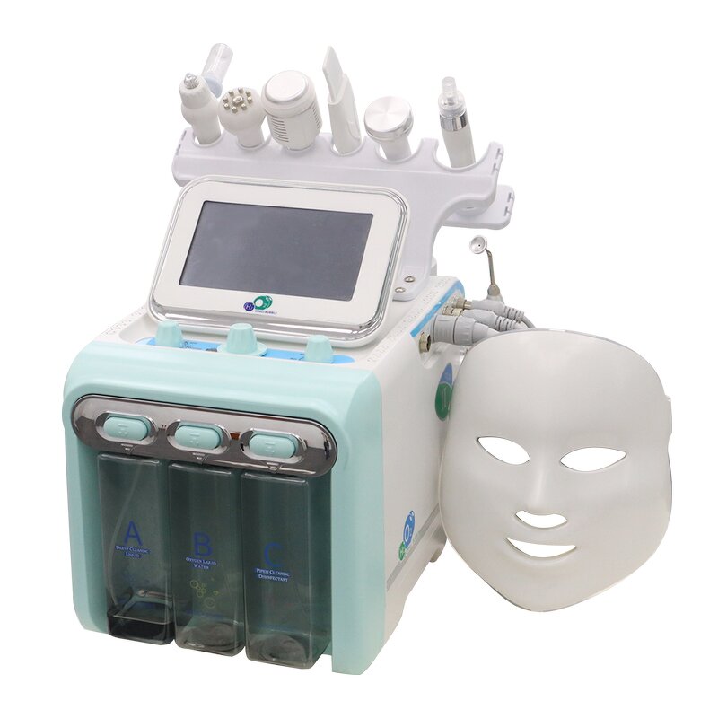 Small Bubble Facial Instrument Manufacturer - Portable 8 in 1 Oxygen Jet Facial Beauty Device