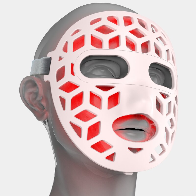 LED Silicone Face Mask Manufacturer - 4-Color Rechargeable Infrared Therapy Acne Whitening Anti-Wrinkle Device