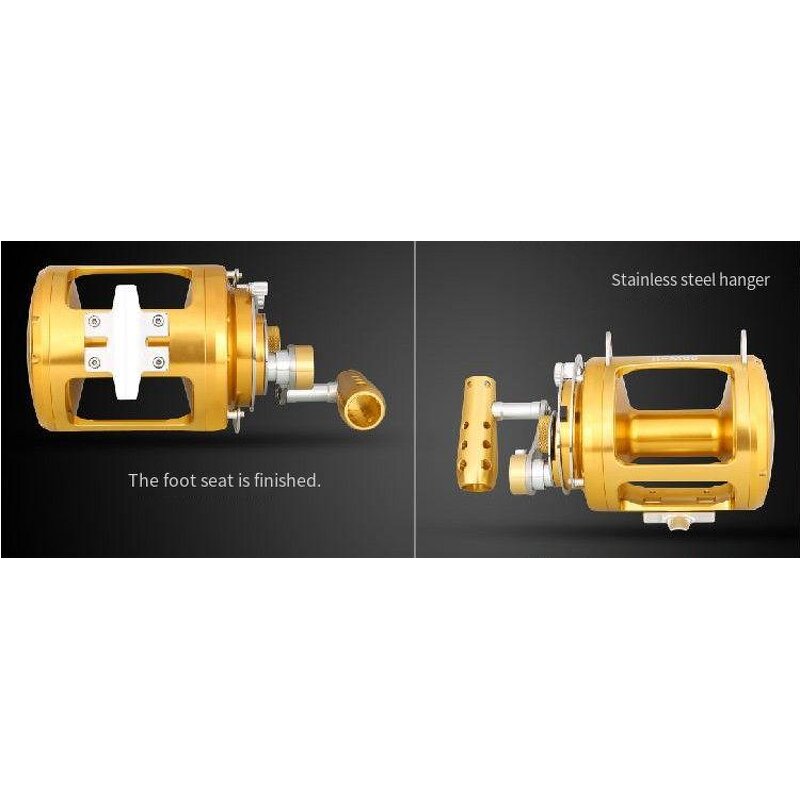 Trolling Fishing Reel Manufacturer - Wholesale 30w 50w 80w 130w 2 Speed Deep-sea Big Game Reel