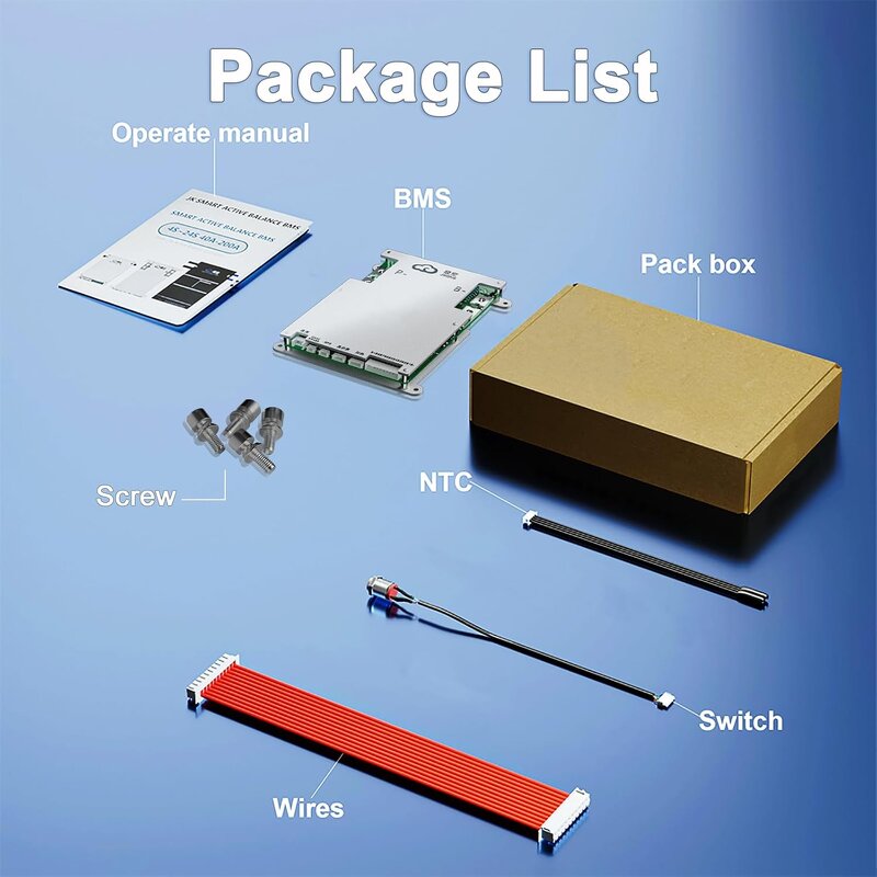 Jiabaida Smart BMS PCBA Manufacturer - 10S-60V 20A-120A LiFePO4 Li-ion for 36V-60V E-bikes