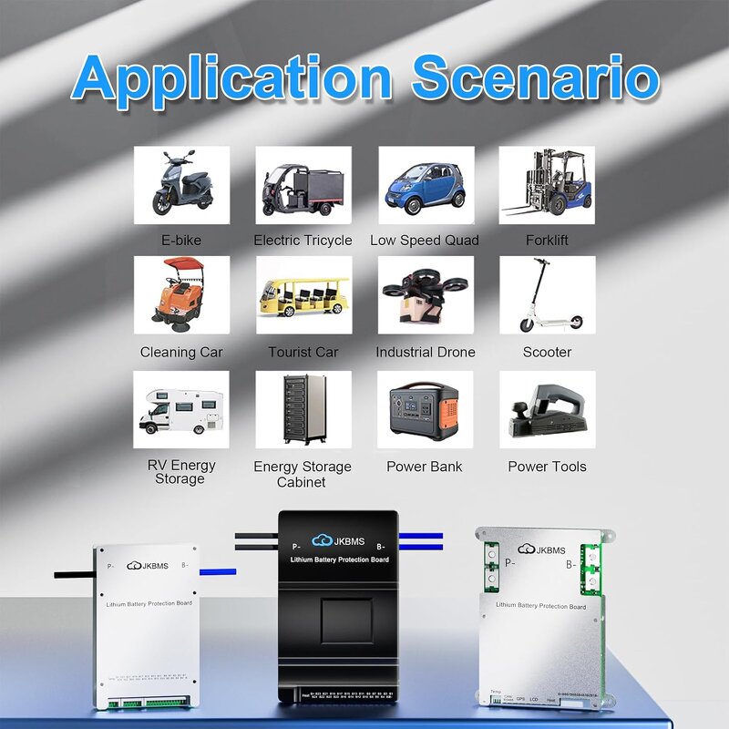 Jiabaida Smart BMS PCBA Manufacturer - 10S-60V 20A-120A LiFePO4 Li-ion for 36V-60V E-bikes