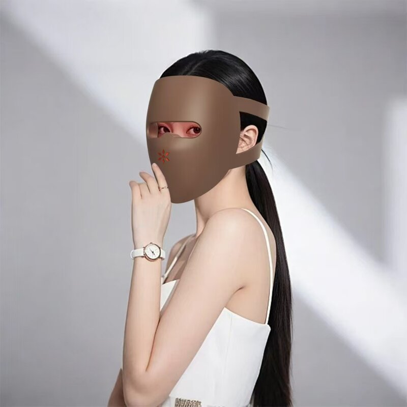 LED Light Therapy Mask Manufacturer - 3D Flexible Silicone Photon Red Infrared Hand-Held Skin Tightening Eye Massage