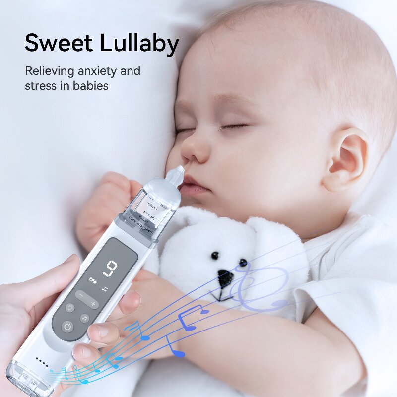 Nasal Aspirator Manufacturer - 2024 USB Rechargeable Newborn Safety Silicone Nasal Cleaner with Music