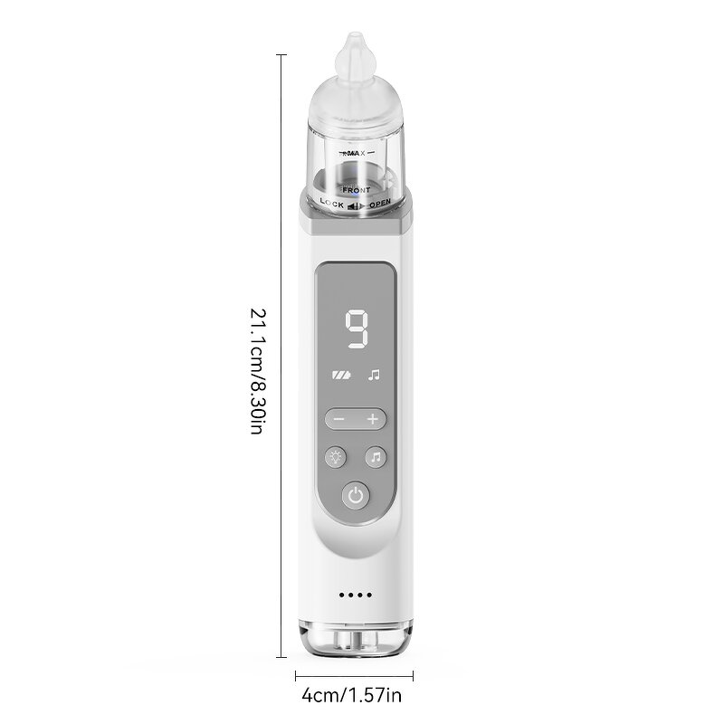 Nasal Aspirator Manufacturer - 2024 USB Rechargeable Newborn Safety Silicone Nasal Cleaner with Music