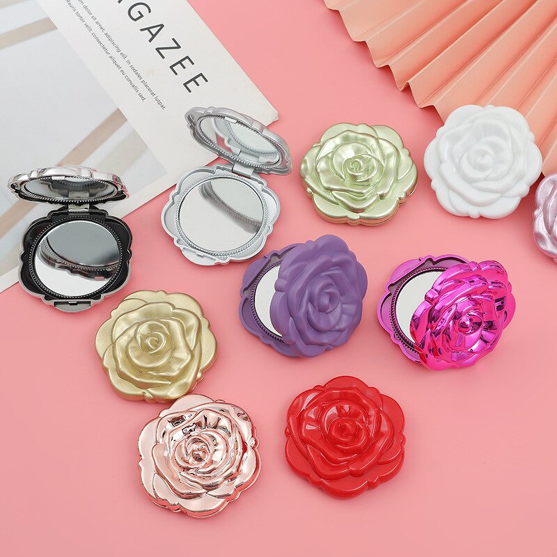 Cosmetic Mirror Manufacturer - Wholesale Portable Pocket Folding Double-Sided Plastic
