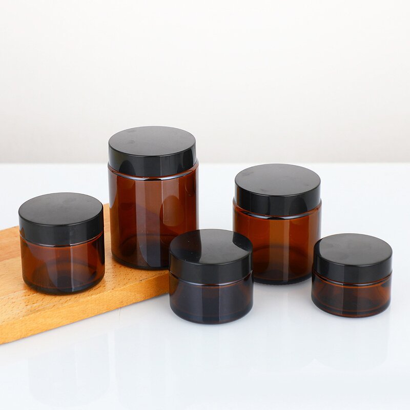 Glass Cream Jar Manufacturer - 30g Light-blocking Eye Cream Portable Sample Bottles