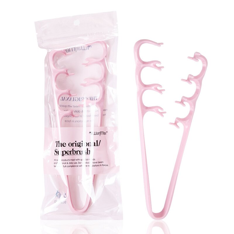 Plastic Comb Manufacturer - Fashion Ionic Wide-Tooth for Curly Straight Anti-Static