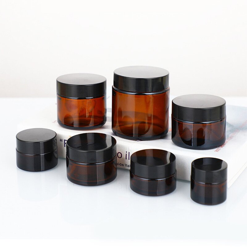 Glass Cream Jar Manufacturer - 30g Light-blocking Eye Cream Portable Sample Bottles