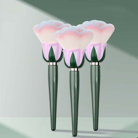 Nail Art Brush Manufacturer - Extra Large Single Wooden Handle Rose Flower Design