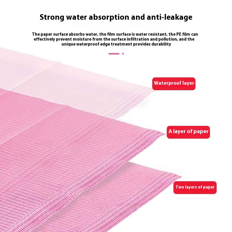 Nail Table Mat Manufacturer - 125 Pieces/Pack Disposable Paper Cleaning Manicure Tool