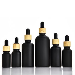 Essential Oil Bottle Manufacturer - Wholesale 10ml 20ml 30ml Black Glass Dropper