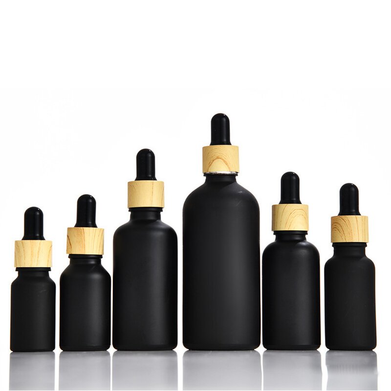 Essential Oil Bottle Manufacturer - Wholesale 10ml 20ml 30ml Black Glass Dropper