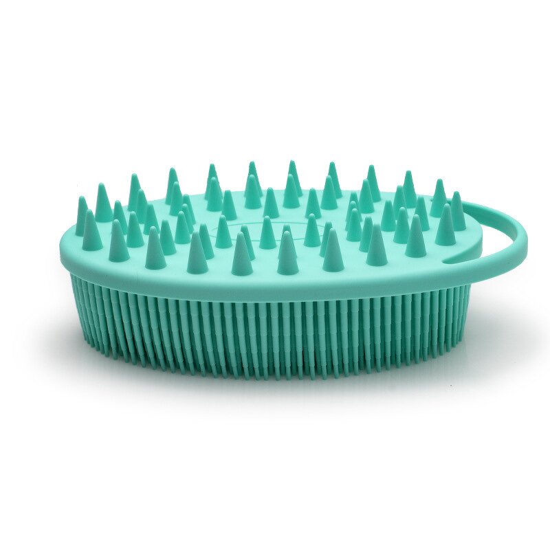 Body Brush Manufacturer - New Arrival Soft Dry Hair Cleaning Silicone Bath Sponge