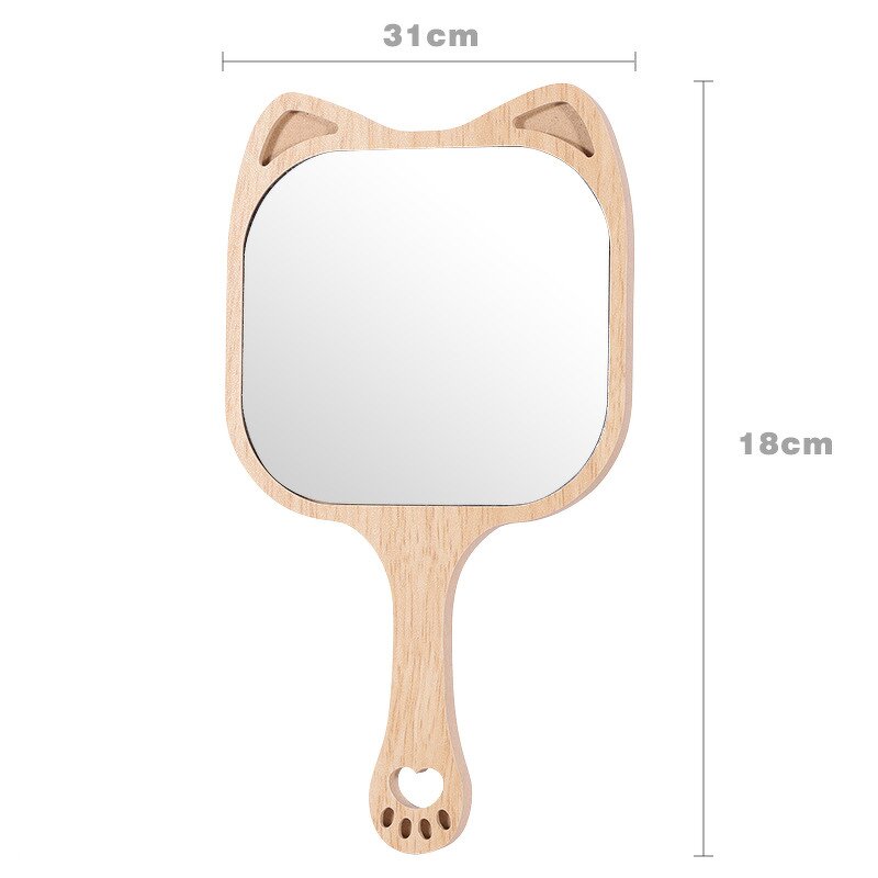 Makeup Mirror Manufacturer - Eco Friendly Wooden Private Label Hanging Handheld