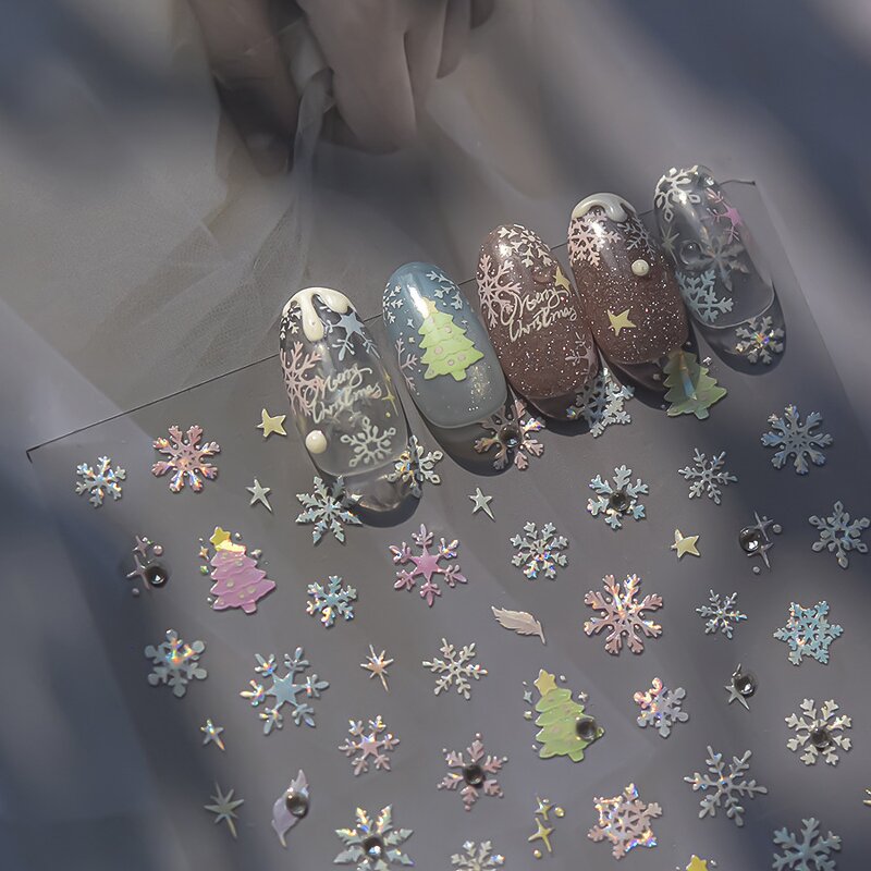 Nail Charms Manufacturer - Self Adhesive Wholesale Decoration Custom Design Christmas