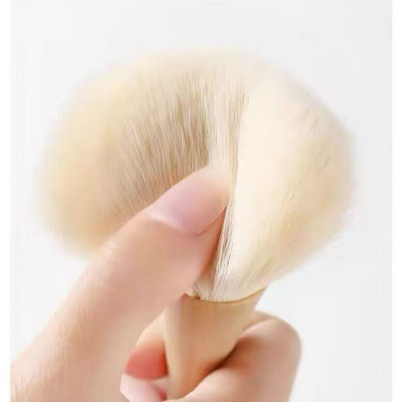 Nail Dust Brush Manufacturer - Japanese Style Flat Slim Waist Synthetic Hair Wood