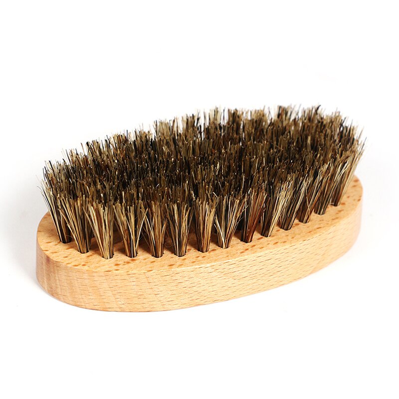Beard Brush Manufacturer - Professional Boar Bristle Wooden Comb for Men Grooming