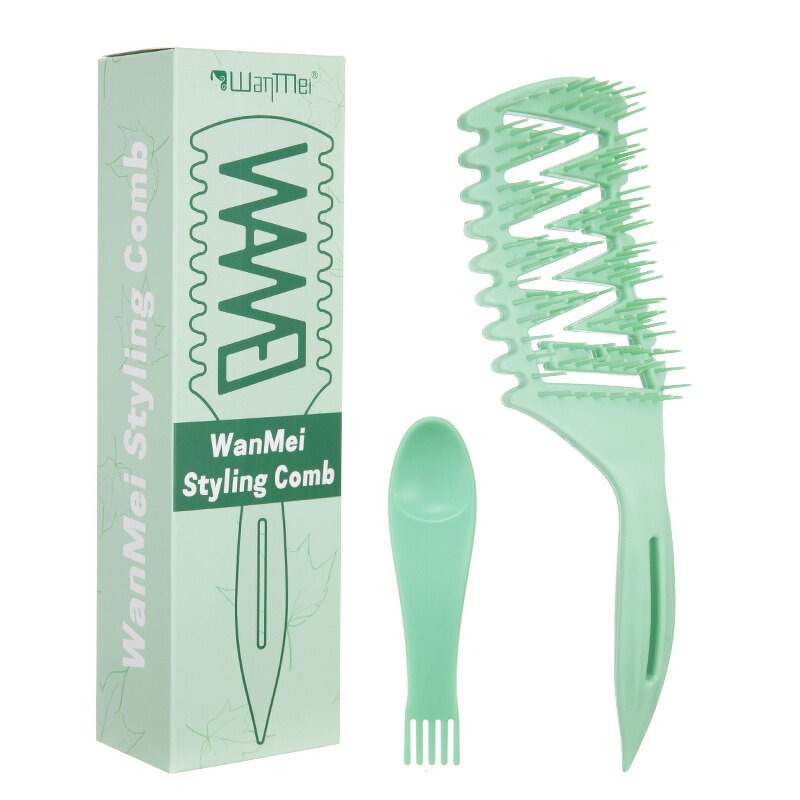 Hair Brush Manufacturer - Box Packing Long Handle Hollow Head Massage Multi Functional