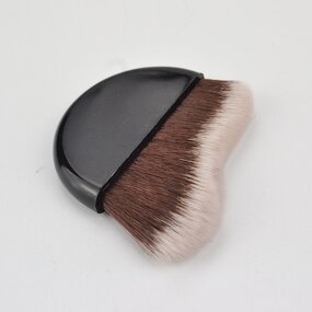 Makeup Brush Manufacturer - Portable Single Flat Fan for Foundation Powder Blush