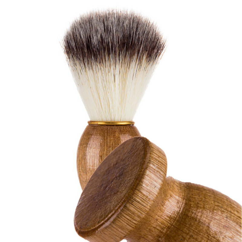 Shaving Brush Manufacturer - Soft Bristle Wood Handle Beard Duster for Men