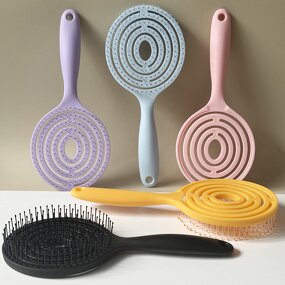 Hair Brush Manufacturer - Wholesale Air Cushion Nylon Fluffy Detangling Round