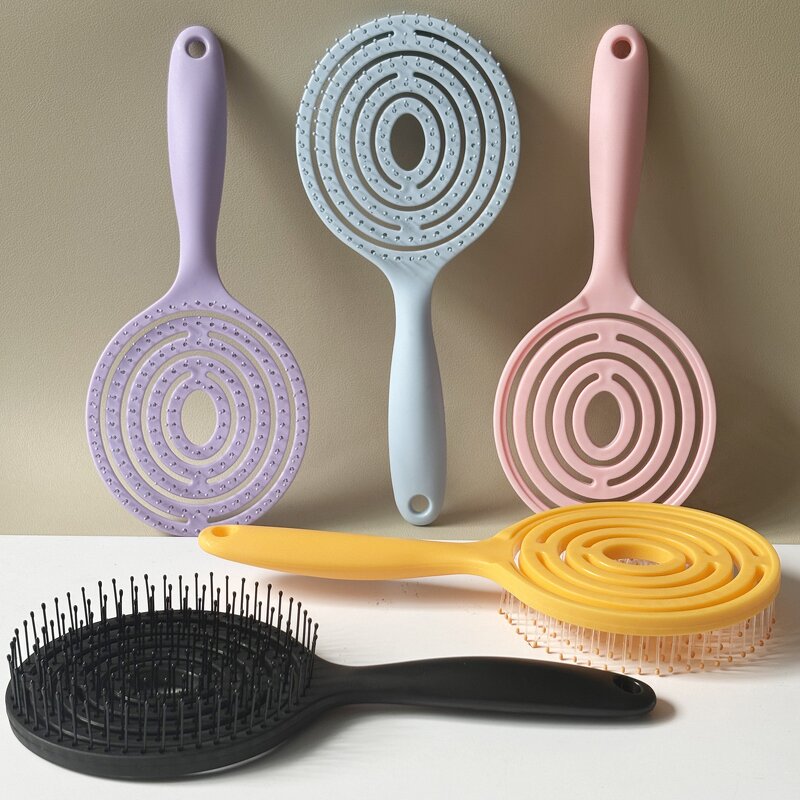Hair Brush Manufacturer - Wholesale Air Cushion Nylon Fluffy Detangling Round