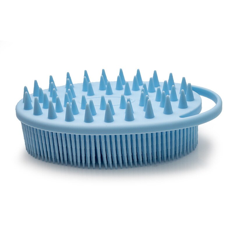 Body Brush Manufacturer - New Arrival Soft Dry Hair Cleaning Silicone Bath Sponge