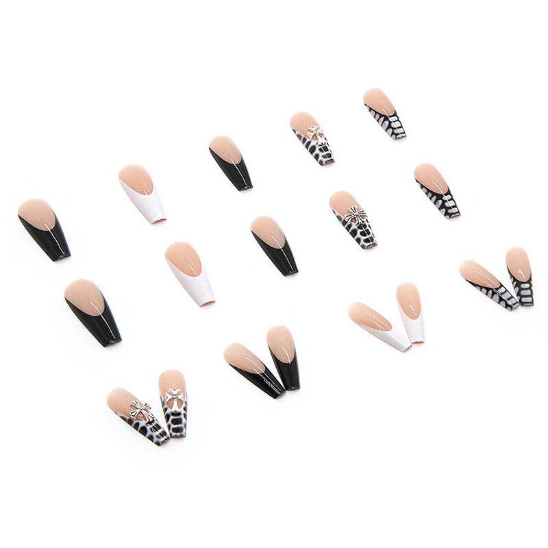 Press on Nail Tips Manufacturer - Extra Long Ballerina 24PCS Full Cover Acrylic Kits